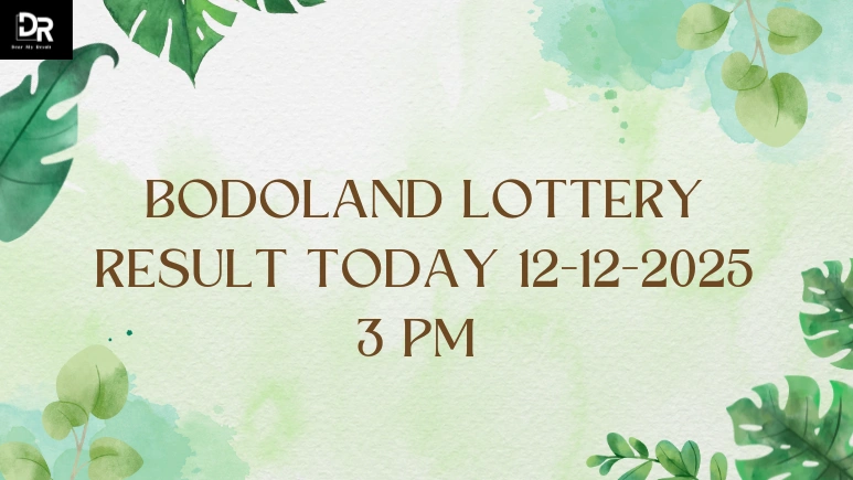 Bodoland Lottery Result Today 12-12-2025 3 PM