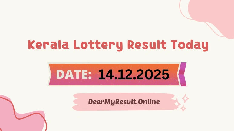 Kerala Lottery Result Today 14 December 2025