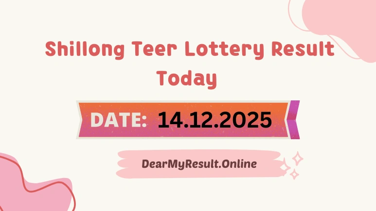Shillong Teer Lottery Result Today 14.12.2025